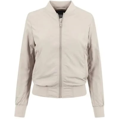 Urban Classics - Light Bomber jacket - S - Creme