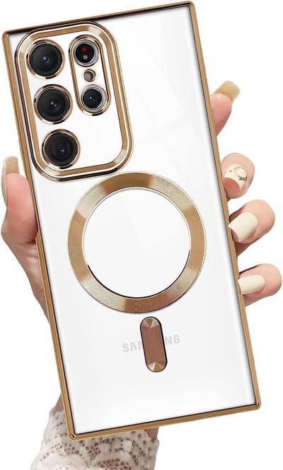 Cityhoesje-Magnetic Magsafe Lens Protection Case geschikt voor Samsung S23