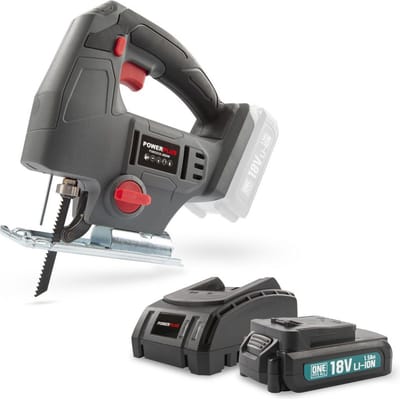 Powerplus POWEBJSS1 Decoupeerzaag - 18V - incl. battery 18V 1.5Ah and charger - 1acc.