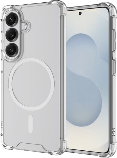 Just in Case hoesje geschikt voor Samsung Galaxy S26 – Impact Shockproof Case – Compatibel met MagSafe – Transparant