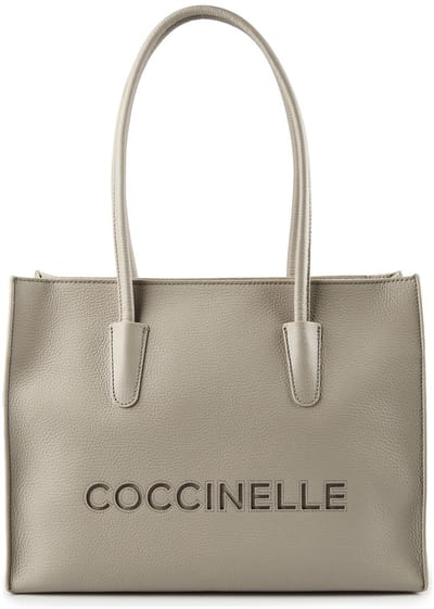 COCCINELLE Leren handtas Myrtha26 Handbag Grained Leather Eucalipto groengrijs