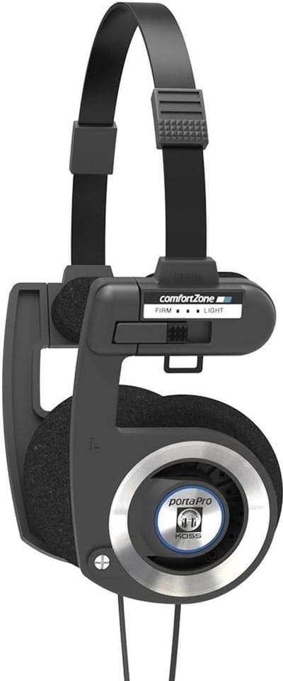 Opvouwbare On-Ear Koptelefoon Lichtgewicht Comfortabel Zwart