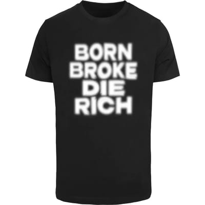 Mister Tee - Born And Die Heren Tshirt - M - Zwart