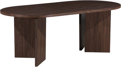 Wigan-Eettafel - 10-zits - Walnootlook