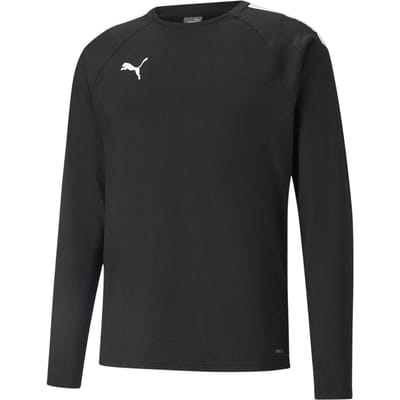 Puma Heren TeamLIGA Langsleeve T-Shirt (Zwart/Wit)