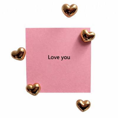 TLVX 5 stuks Kleine 3D Goud Glimmende Hartjes Magneten / Leuke Koelkastmagneten / Foto Magneet / Speel- & Leer / School / Kaart / Whiteboard / Valentijn / Boodschappenlijst / Notitie / Memo bord / Schoolbord / Magnetisch / Love You Magneetjes