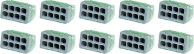 Lasklem - Vintex - 8 Polig - 0.2-2.5 mm2 - Grijs - 10 Stuks
