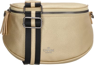 Charm London New York Heuptas - Crossbody Schoudertasje - Festival Tas - Fanny Pack - Goud