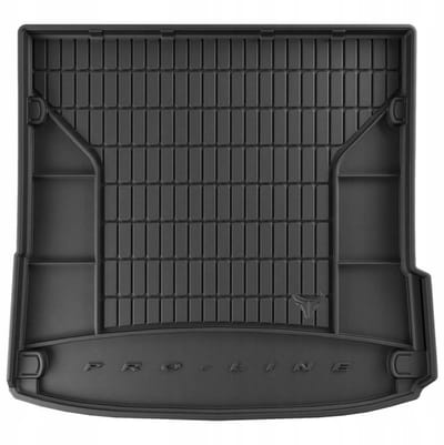 Premium Rubber Kofferbakmat met Organizer Functie – Geschikt voor AUDI Q7 I (4L) 2006-2015 – TPE Rubber – Hoge Rand 5 cm – Antislip & Geurloos
