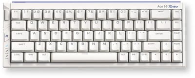 MCHOSE Ace 68 Turbo - Hall Effect - Magnetische Switch - Full Aluminium Behuizing - Gaming Keyboard - Mount Tai Switch - 65% Layout - Dual-Core MCU - 16K Polling Rate - Nova Wit