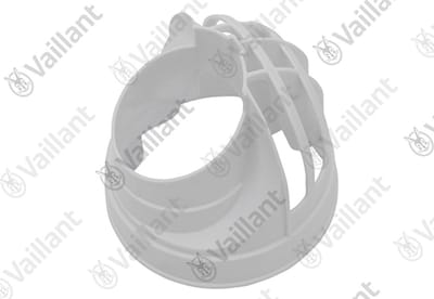 VAILLANT Kap, windbescherming, wit Waag. WDF 0020219516 60/100 PP Vaillant-Nr. , 0020231441