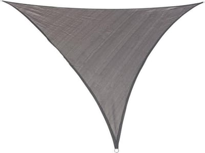 MaxxGarden Schaduwdoek - Zonnezeil Driehoek - 3,6x3,6x3,6m - Antraciet
