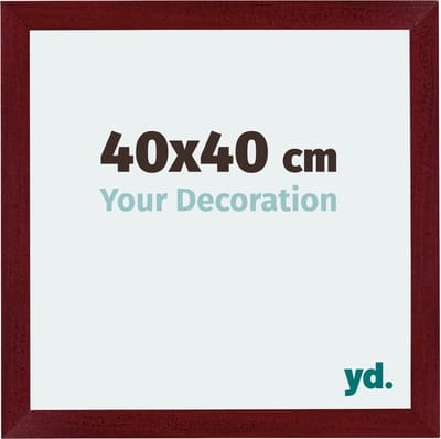 Your Decoration - Fotolijst 40x40 cm - MDF - Wijnrood Geveegd - Mura