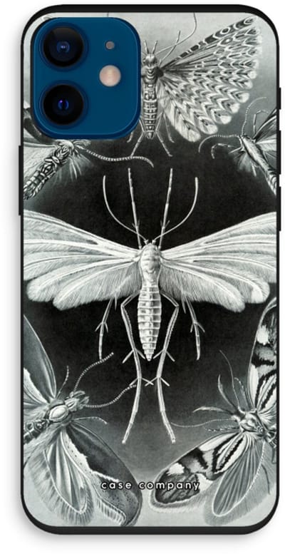 Case Company® - Hoesje geschikt voor iPhone 12 mini hoesje - Haeckel Tineida - Biologisch Afbreekbaar Telefoonhoesje - Bescherming alle Kanten en Schermrand