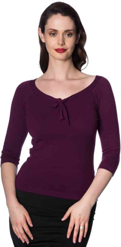 Dancing Days - PRETTY ILLUSION Longsleeve top - S - Paars