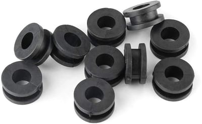 Duurzame Rubber Ringen voor Motorfietsen - 10 Stuks Rubber Washers voor Bevestiging en Bescherming