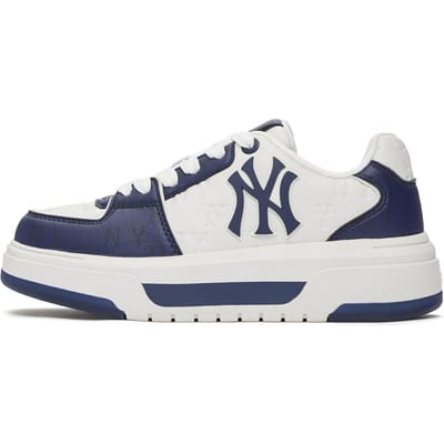 MLB New York Yankees Donker Patroon 3D Bloemen Mode Casual Comfortabel Sport Lage Sneakers Unisex Sneakers Blauw 3ASXM075N-50NYS 42.5 white