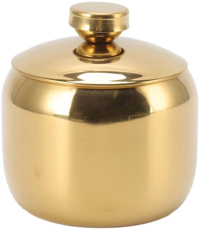 Dailygoody - Stainless Steel Kruidendoos met Deksel - Gouden