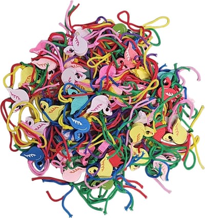 Fako Bijoux - Flamingo Geluksbrenger - Gelukspoppetjes - Gelukshanger - Hout - Dubbelzijdig - Mix - 50 Stuks
