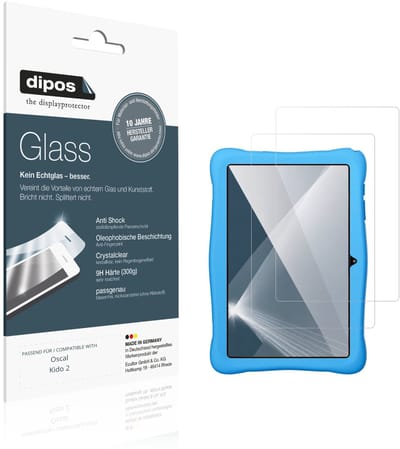 dipos – 2x Pantserfolie geschikt voor Oscal Kido 2 | 9H Screenprotector