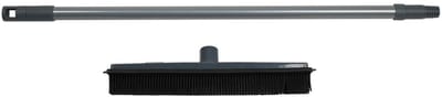 Rubberen Bezem met trekker - telescopische steel - 68 tot 120 cm - Universeel bruikbaar