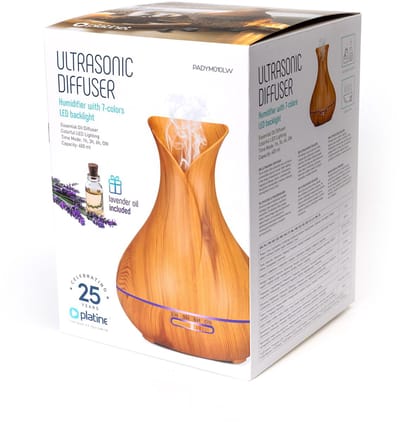 Platinet Aroma Diffuser Humidifier Brown Light Wood
