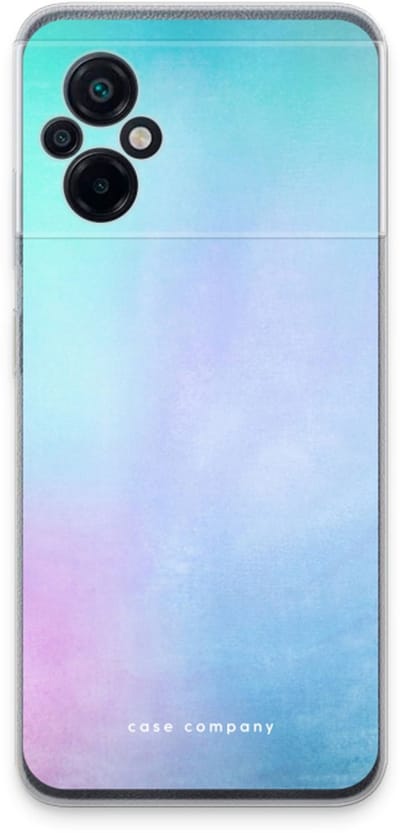 Case Company® - Hoesje geschikt voor Xiaomi Poco M5 hoesje - Mist pastel - Soft Cover Telefoonhoesje - Bescherming aan alle Kanten en Schermrand