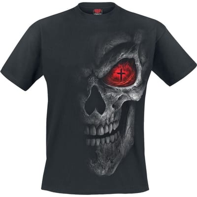 Spiral T-shirt - Death Stare - S tot 4XL - voor Mannen - zwart