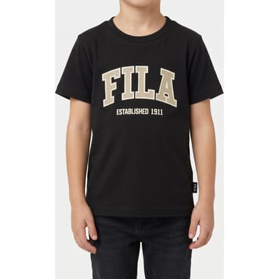 FILA Rifredi Regular Graphic T-shirt Black Größe: 86/92 | T-Shirts Outlet | Unisex | Schwarz