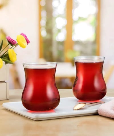 Pasabahce – Turkse theeglazen – Semaver – zonder handvat – Ø 7,5 cm – H 10 cm – set van 3