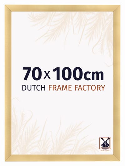 Fotolijst 70x100 cm - MDF - Goud Mat - Praag