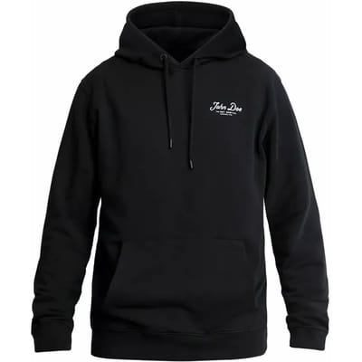 Hoodie John Doe Lettering