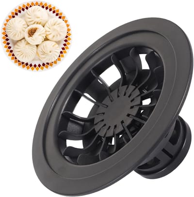 Stoombroodjes Maker - Chinese Keuken - Zelfgemaakte Broodjes - Eenvoudig te Gebruiken - 18 cm Doorsnee - Zwart