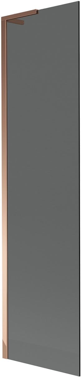 Mexen Next L badwand 1-delig 50 x 150 , grafiet, roze goud - 895-050-000-03-40-60
