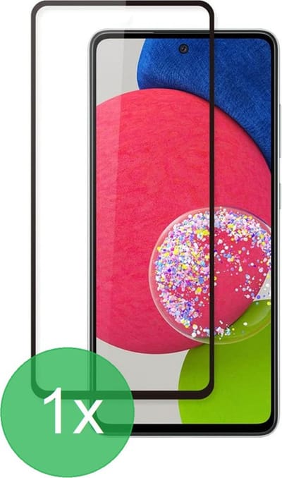 Volledige Screenprotector Glasplaatje Geschikt voor: Samsung Galaxy A52 / A52s / A53 5G - 1x - Screen protector - Full Cover glas - bescherming - beschermglas - ZT Accessoires
