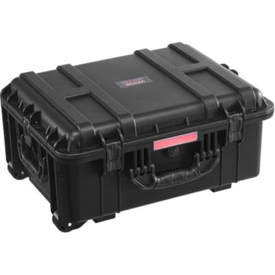 VEVOR 2,5 kubieke voet harde koffer, harde trolley met wielen en uitschuifbare handgreep, IP67 waterdichte beschermhoes met 4 clips, 4 hangslotgaten en schuimrubberen inzetstuk