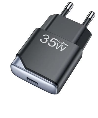 OneOne 35W snellader met USB C poort. PD PPS Quick Charge lader. Platte GAN oplader adapter past op Samsung Galaxy A34, A54, A24, A14, A05, F04, F34, F54, A15, A25, A35, F15, M14, M04, M34, M21, M30, M40, M54