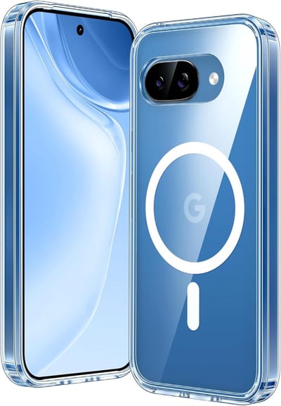Casemania Hoesje Geschikt voor Google Pixel 9a - Transparant - Anti Shock Back Cover - Geschikt voor Magsafe