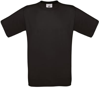 Classic E150 Kids - T-shirt B&C Collectie - Zwart - Maat 5/6 - 110-116 cm
