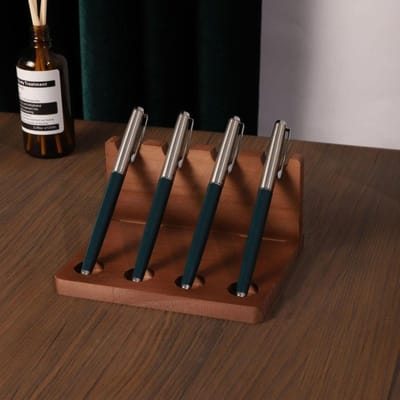 Verticale Houten Pennenhouder Opbergdoos Telefoonhouder Kantoor Pennenhouder Bureau-organizer Huishoudelijke Pennenhouder Bureau-accessoires