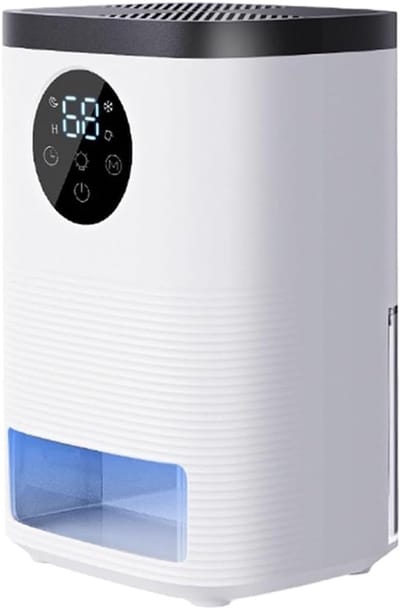 Luchtontvochtiger - Vochtvreter - Binnenklimaat Verbeteren - Automatische Ontdooifunctie - 1400ML Tank - Wit