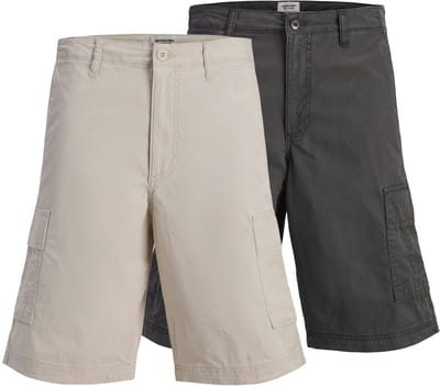 JACK&JONES PANTS STUDIO - JPSTCOLE MATTY CARGO SHORT MID MP 2PK Heren Cargo korte broek