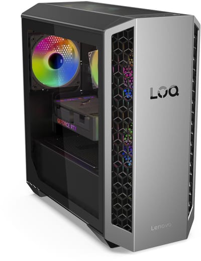 Lenovo LOQ Tower 26ADR10 91DF0083MH - AMD Ryzen™ 7 8745HX - 32 GB DDR5-SDRAM - 1 TB SSD - NVIDIA GeForce RTX 5060 - Windows 11 Home