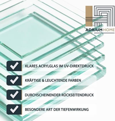 Acryl schilderij - Wanddecoratie - Interieur verfraaien - UV-druk direct - 90 x 60 cm - Gekleurd