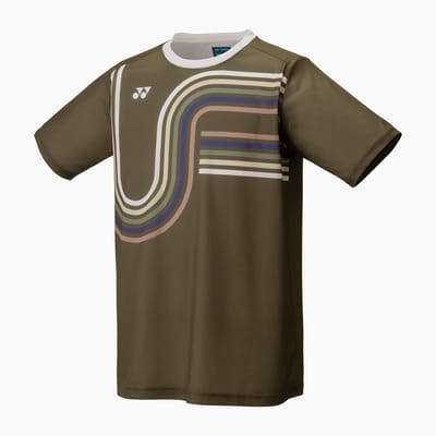 Yonex 16747EX badminton tennis sportshirt - oil brown - maat M