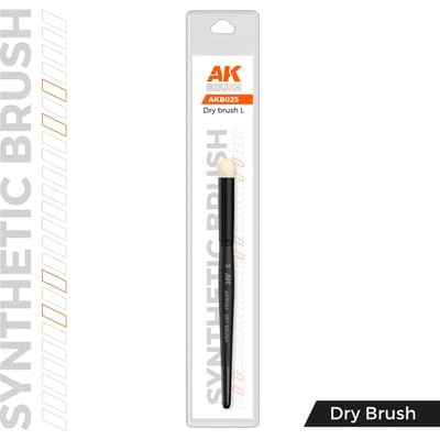 AK Interactive AKB025 Synthetische Droogborstel Kwast L