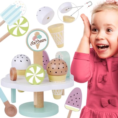 Tooky Toy IJsjes Speelset - Hout