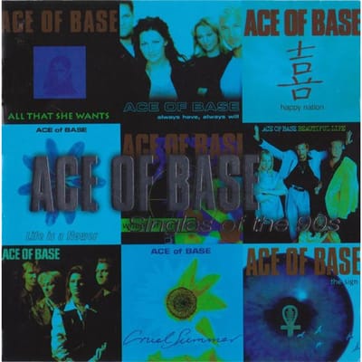 CD ACE OF BASE - Singles Van De 90s 74321717292 Arista, BMG 1999 Hong Kong Dans & Electronica Gebruikt black