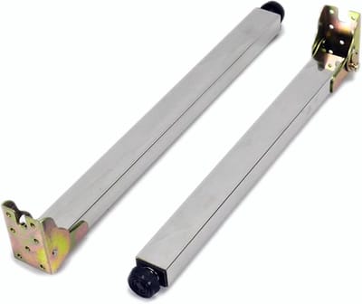 Tafelpoten Set - Verstelbare poten - DIY meubels - Inklapbaar ontwerp - 30-150 cm - Zilver