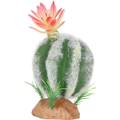 Kunstmatige Cactusplanten Decoratie Hoge Simulatie Woestijn Reptiel Decoratie voor Terrarium gray